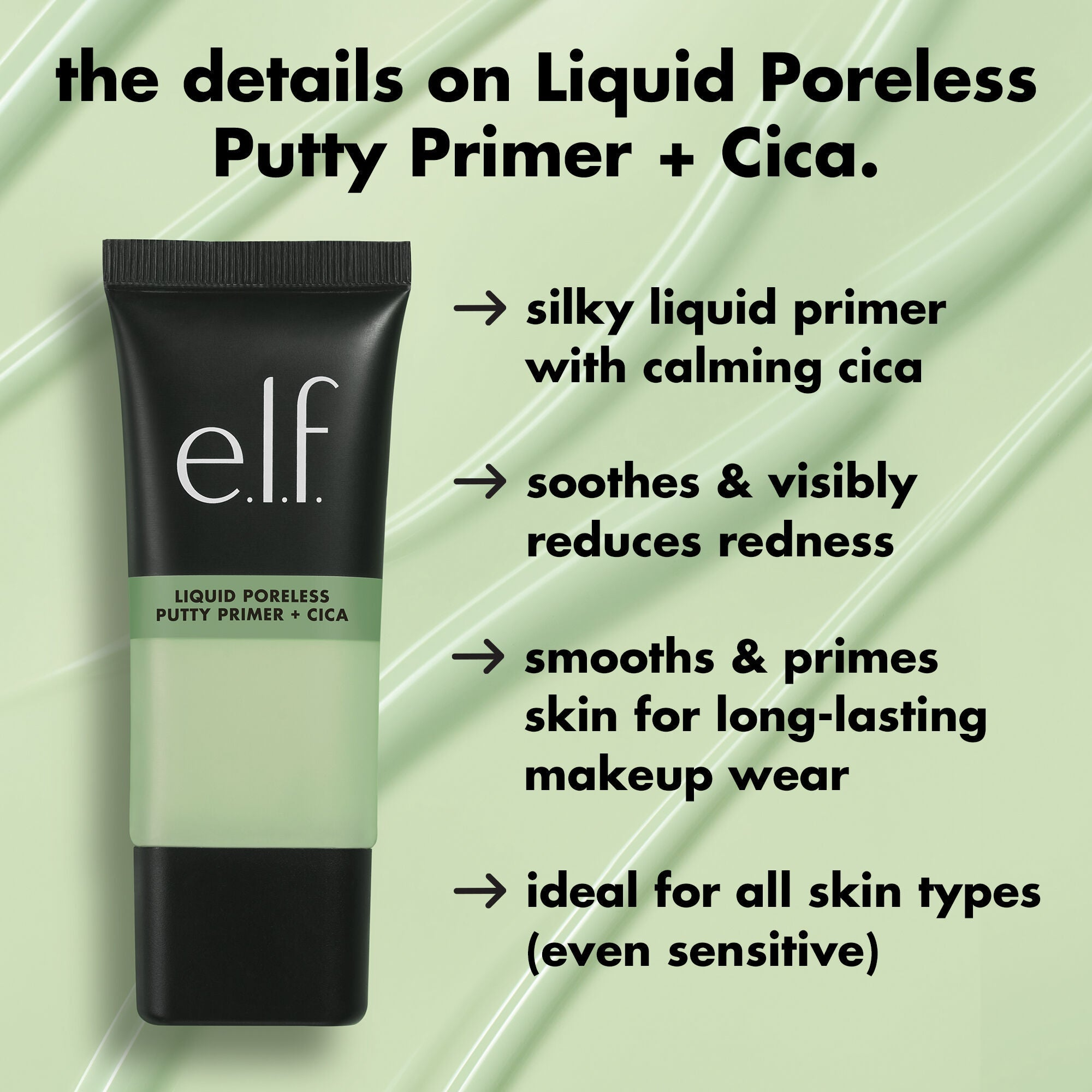 e.l.f Liquid Poreless Putty Primer + Cica