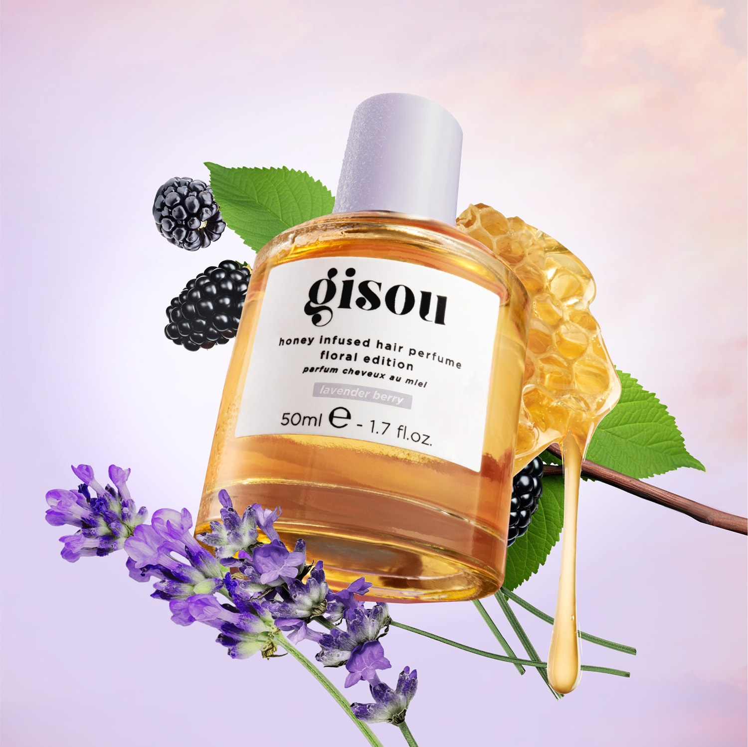 Gisou Honey Infused Hair Perfume - Lavender Berry