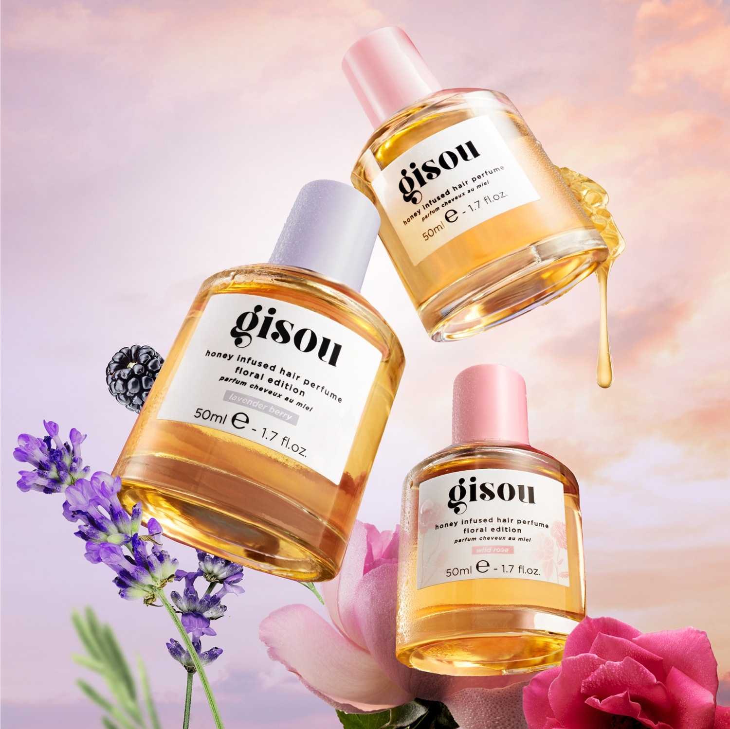 Gisou Honey Infused Hair Perfume - Lavender Berry