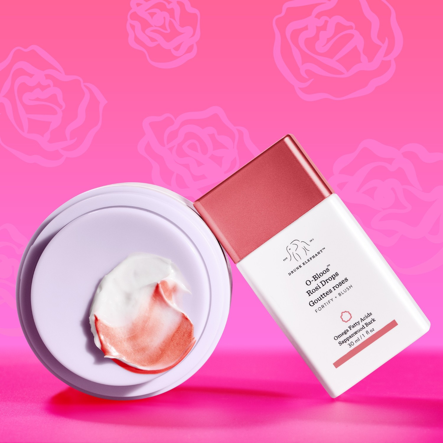 Drunk Elephant O-Bloos Rosi Drops Glow Serum