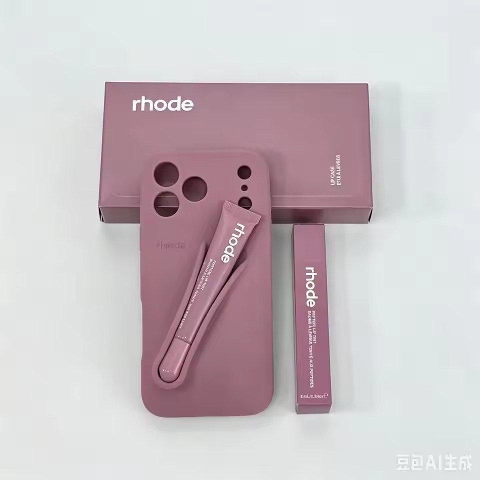 Neues Handyhüllen Set (Handyhülle + Lip Gloss + Geschenkbox)