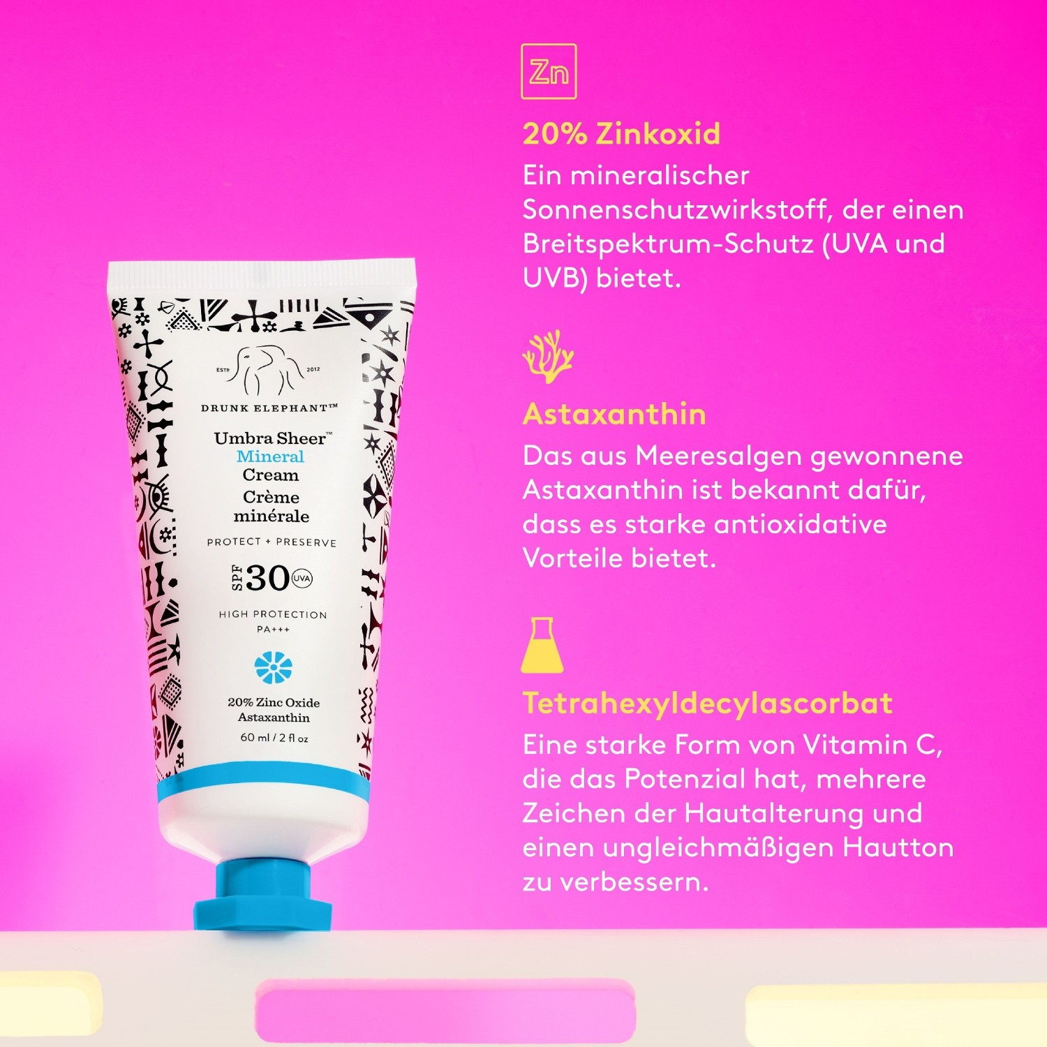 Drunk Elephant Umbra Sheer™ Mineral Cream SPF 30/PA+++ Sunscreen