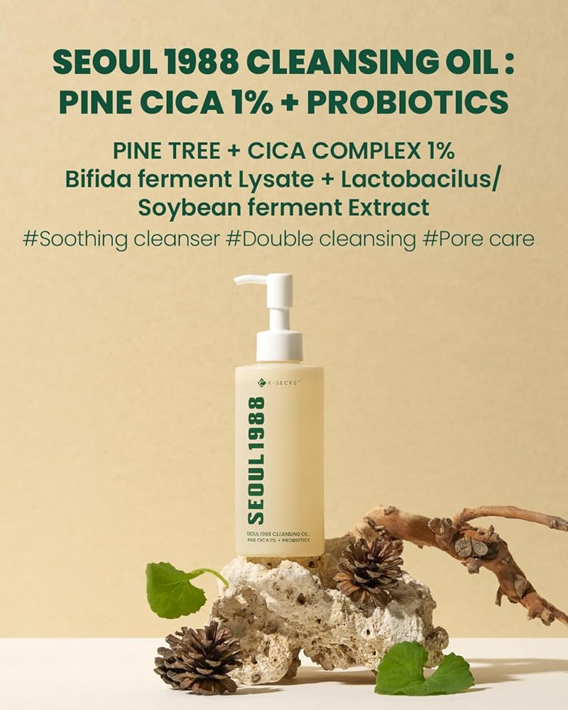KSECRET SEOUL 1988 Cleansing Oil: Pine Cica 1% + Probiotics