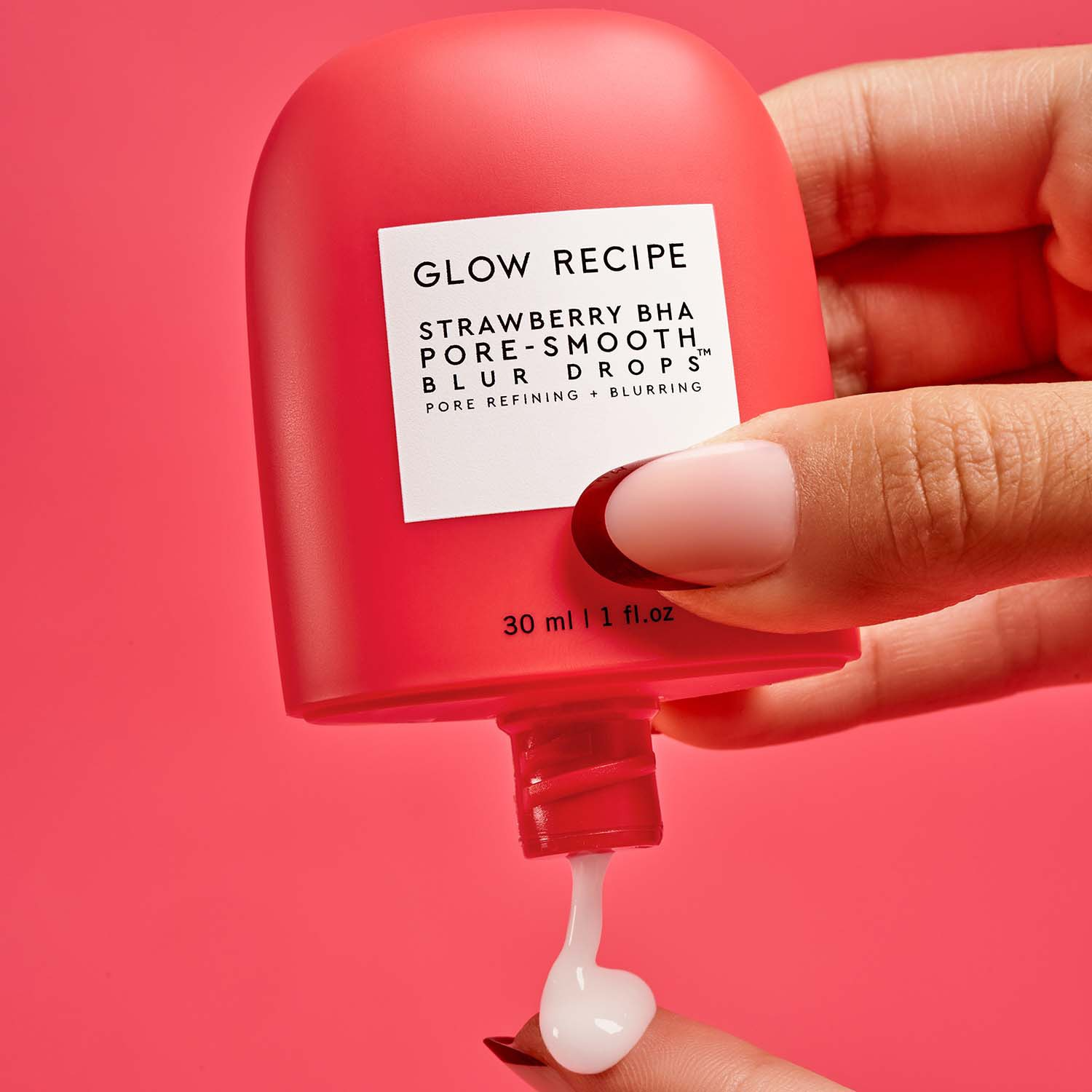 Glow Recipe Strawberry BHA Pore-Smooth Blur Drops - Pore refining serum