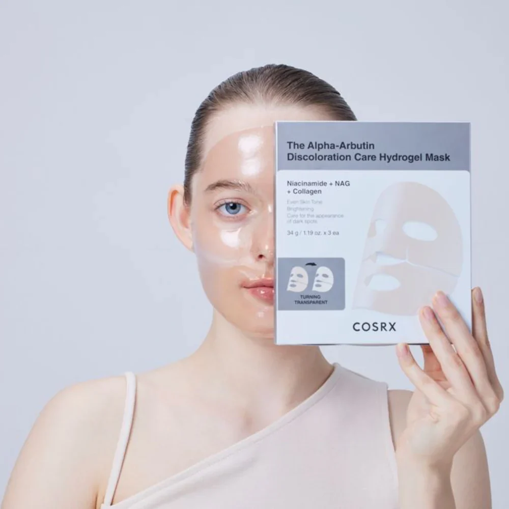 COSRX The Alpha-Arbutin Discoloration Care Hydrogel Mask