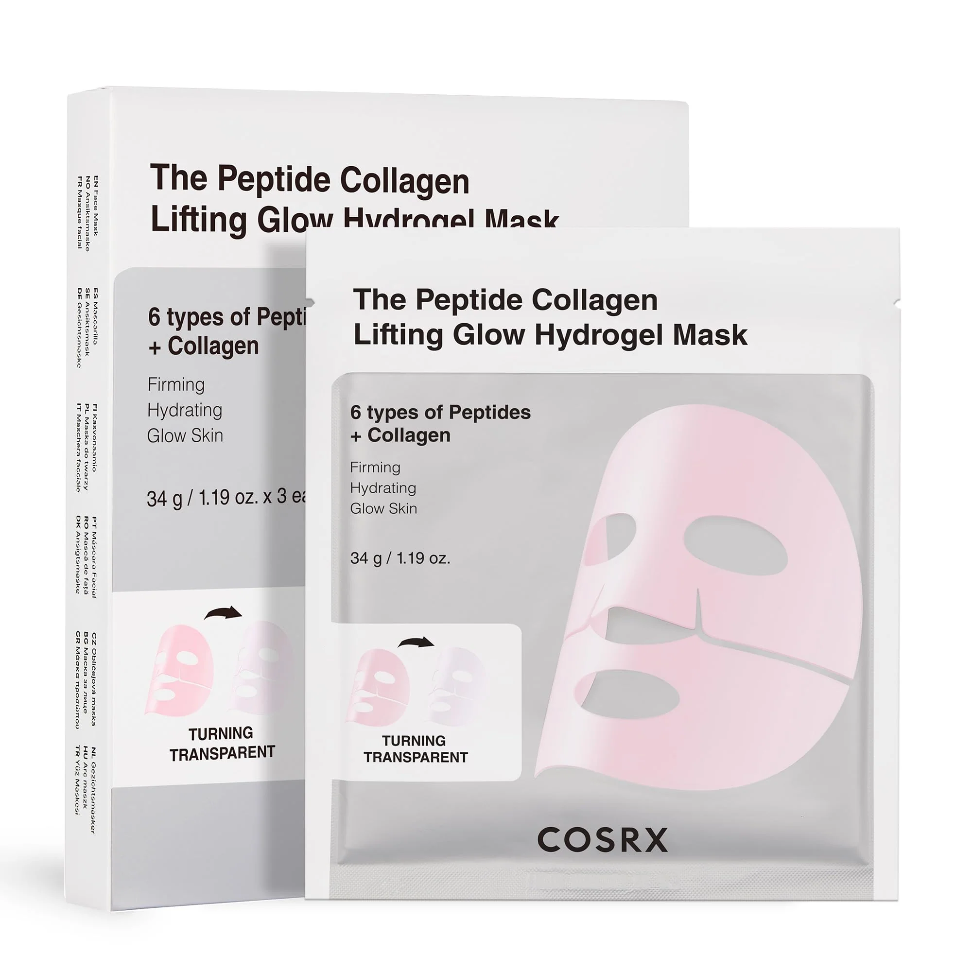COSRX The Peptide Collagen Lifting Glow Hydrogel Mask