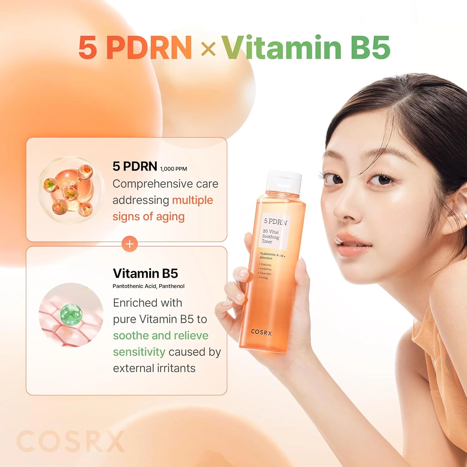 COSRX 5 PDRN B5 Vital Soothing Toner