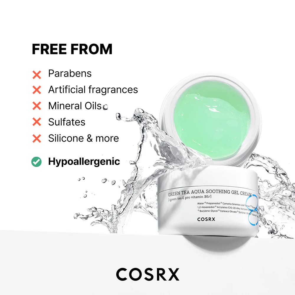 COSRX Hydrium Green Tea Aqua Soothing Gel Cream