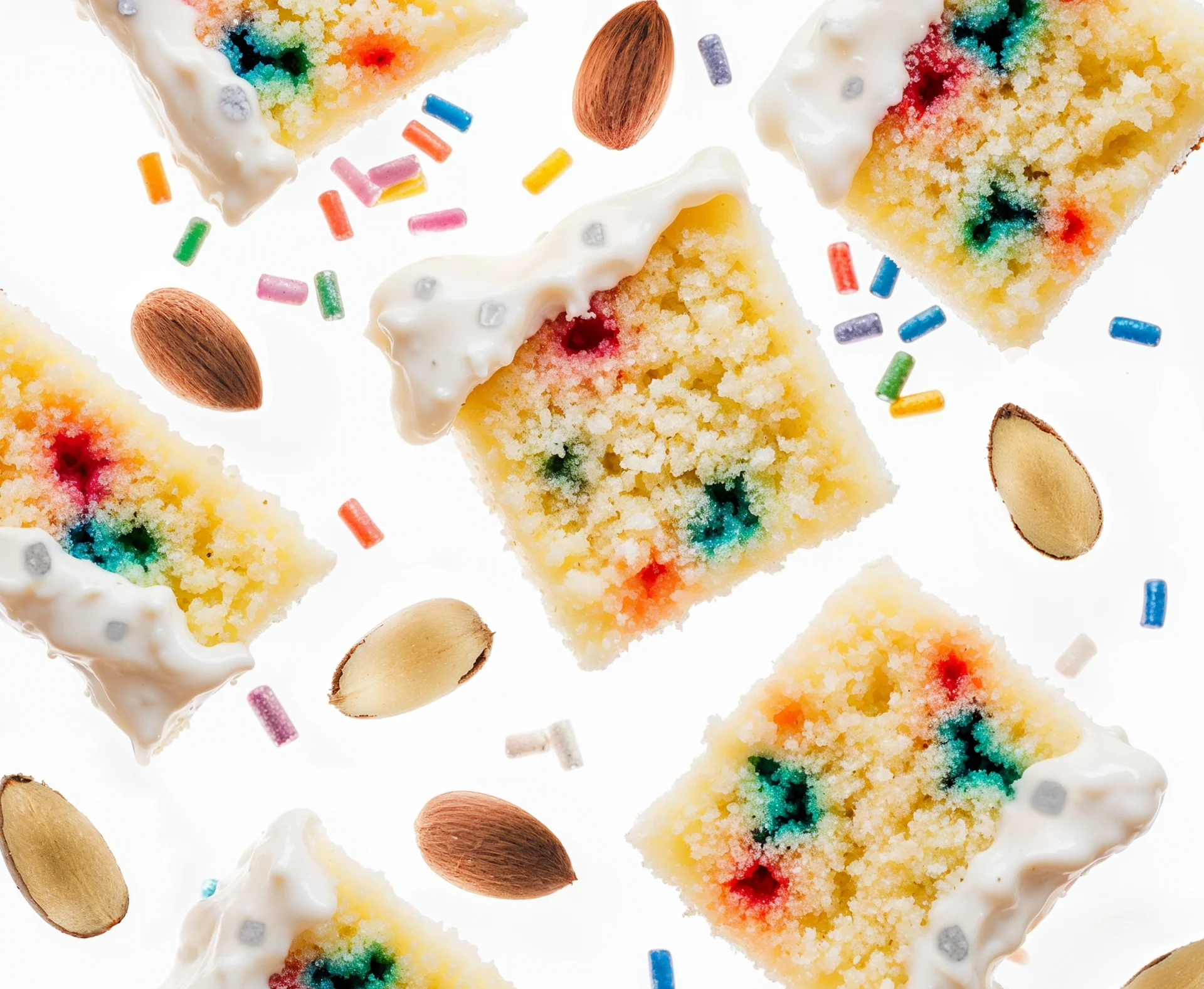 Hand Sanitizer Confetti Cake