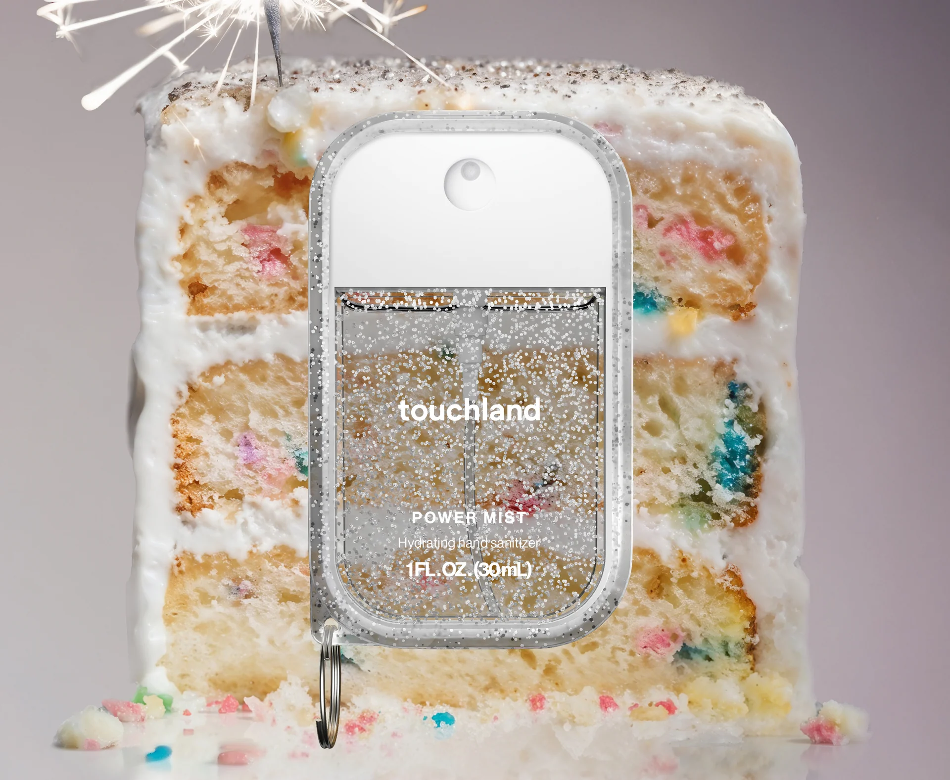 Hand Sanitizer Confetti Cake Set