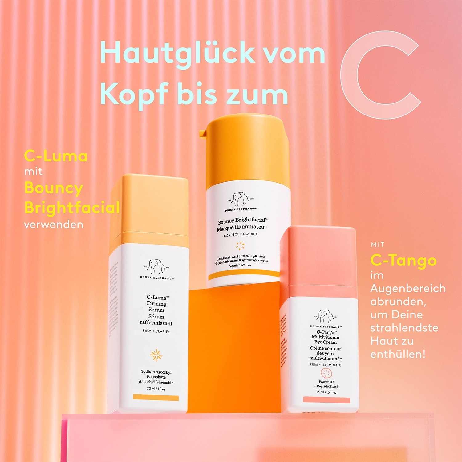Drunk Elephant C-LUMA Hydrabright Serum Vitamin C Serum