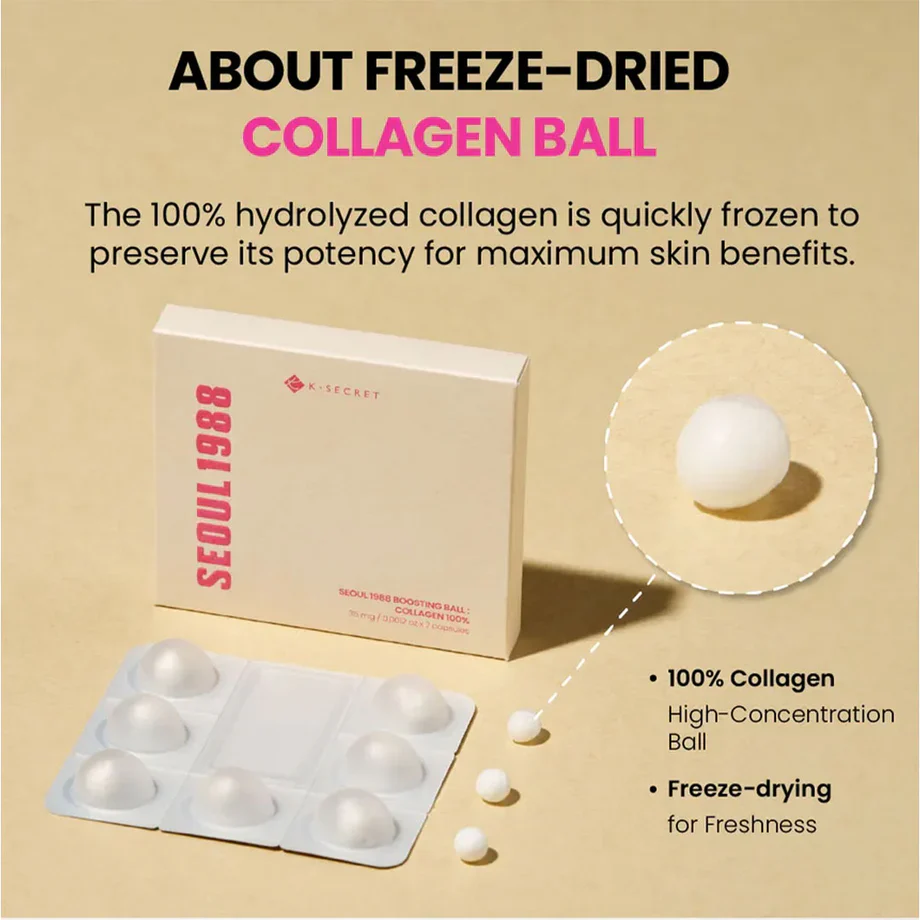 KSECRET SEOUL 1988 Boosting Ball: 100% Collagen