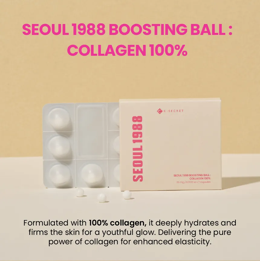 KSECRET SEOUL 1988 Boosting Ball: 100% Collagen