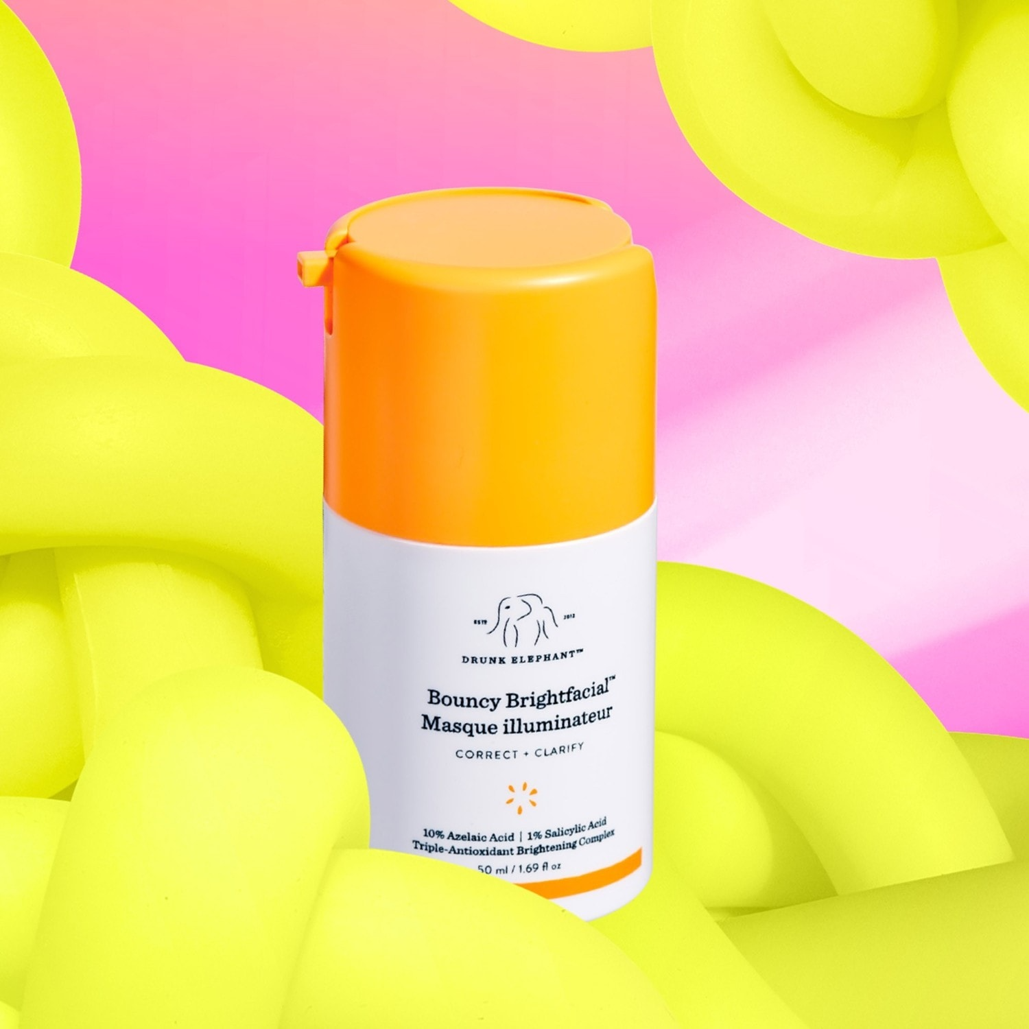 Drunk Elephant Bouncy Brightfacial Masque Illuminateur Facial Treatment
