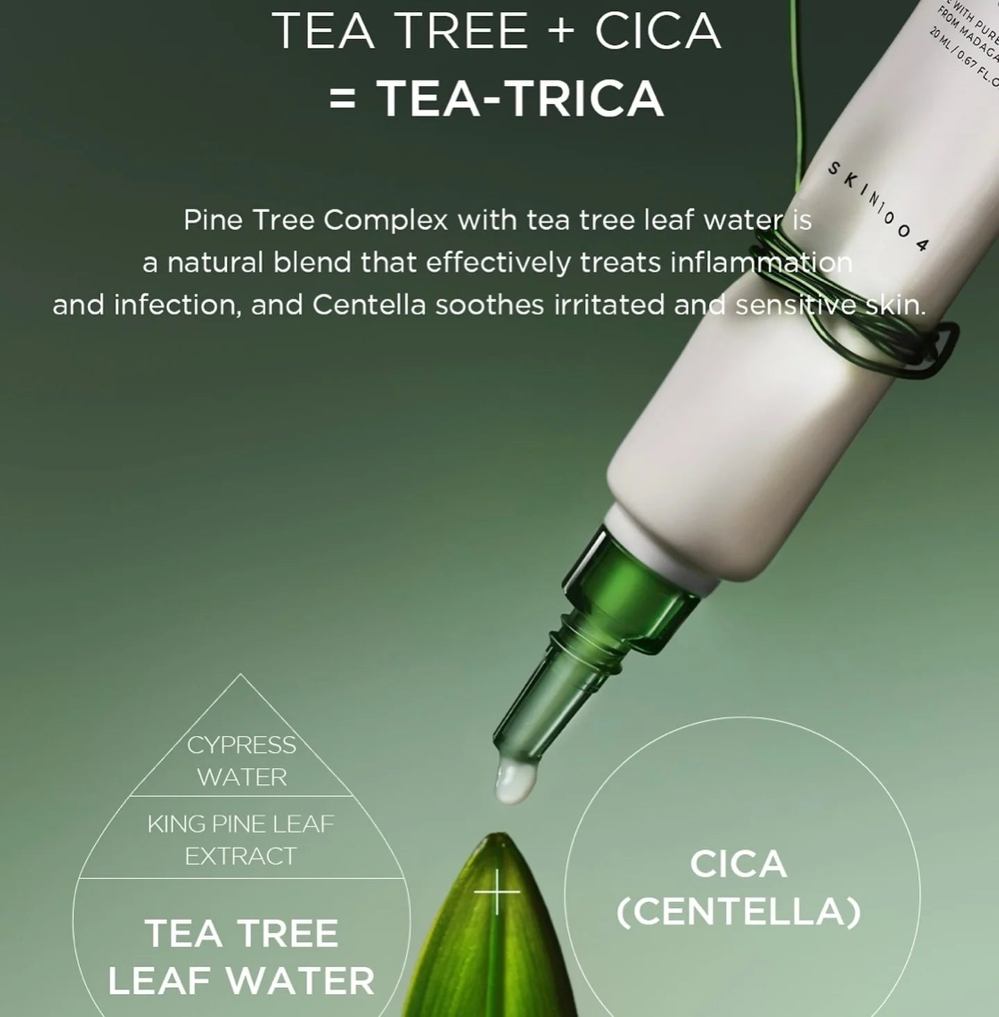 SKIN1004 Madagascar Centella Tea-Trica Spot Cream [20ml]