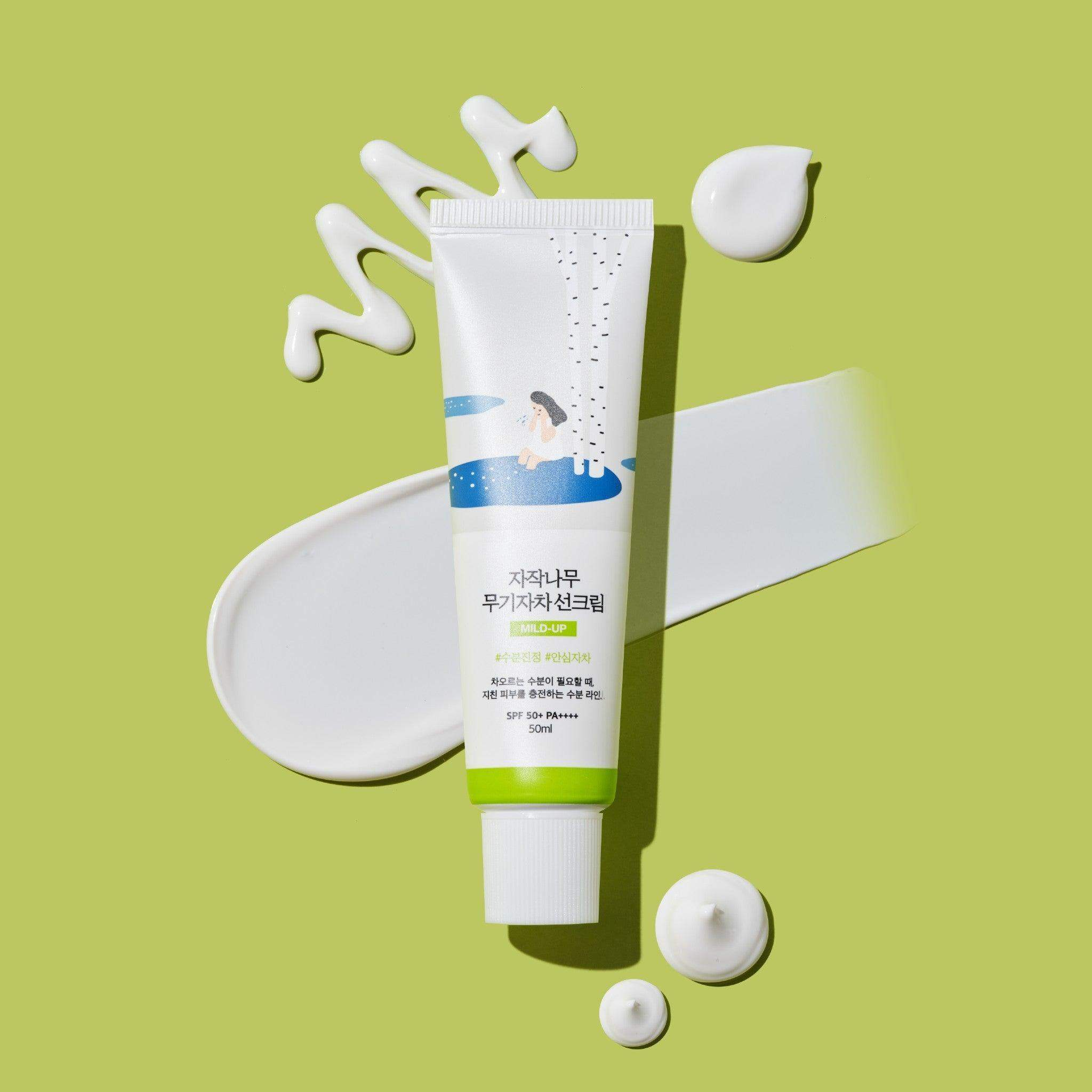 Round Lab Birch Juice Moisturizing Mild Up Sunscreen [50ml]