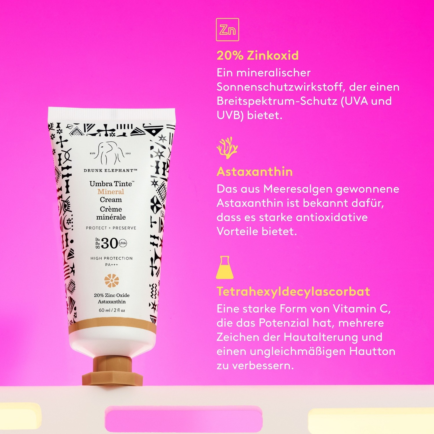 Drunk Elephant Umbra Tinte™ Mineral Cream SPF 30/PA+++ Sunscreen