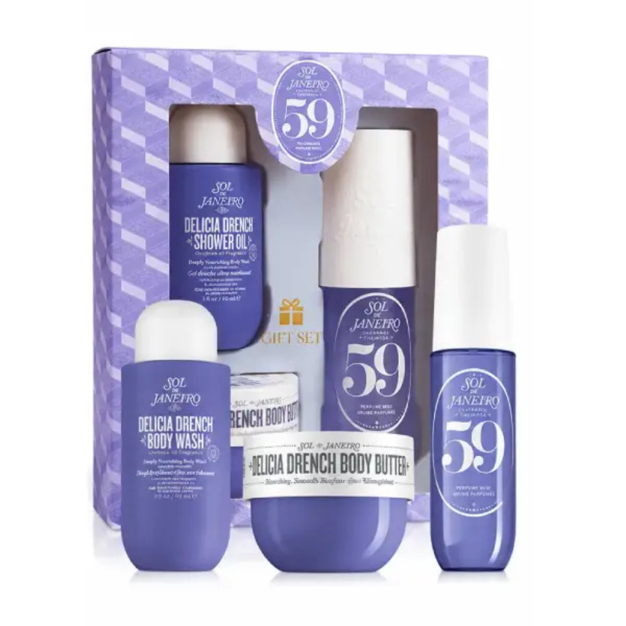 Sol de Janeiro Brazilian Travel Set – Body Lotion, Shower Cream & Bum Bum Cream