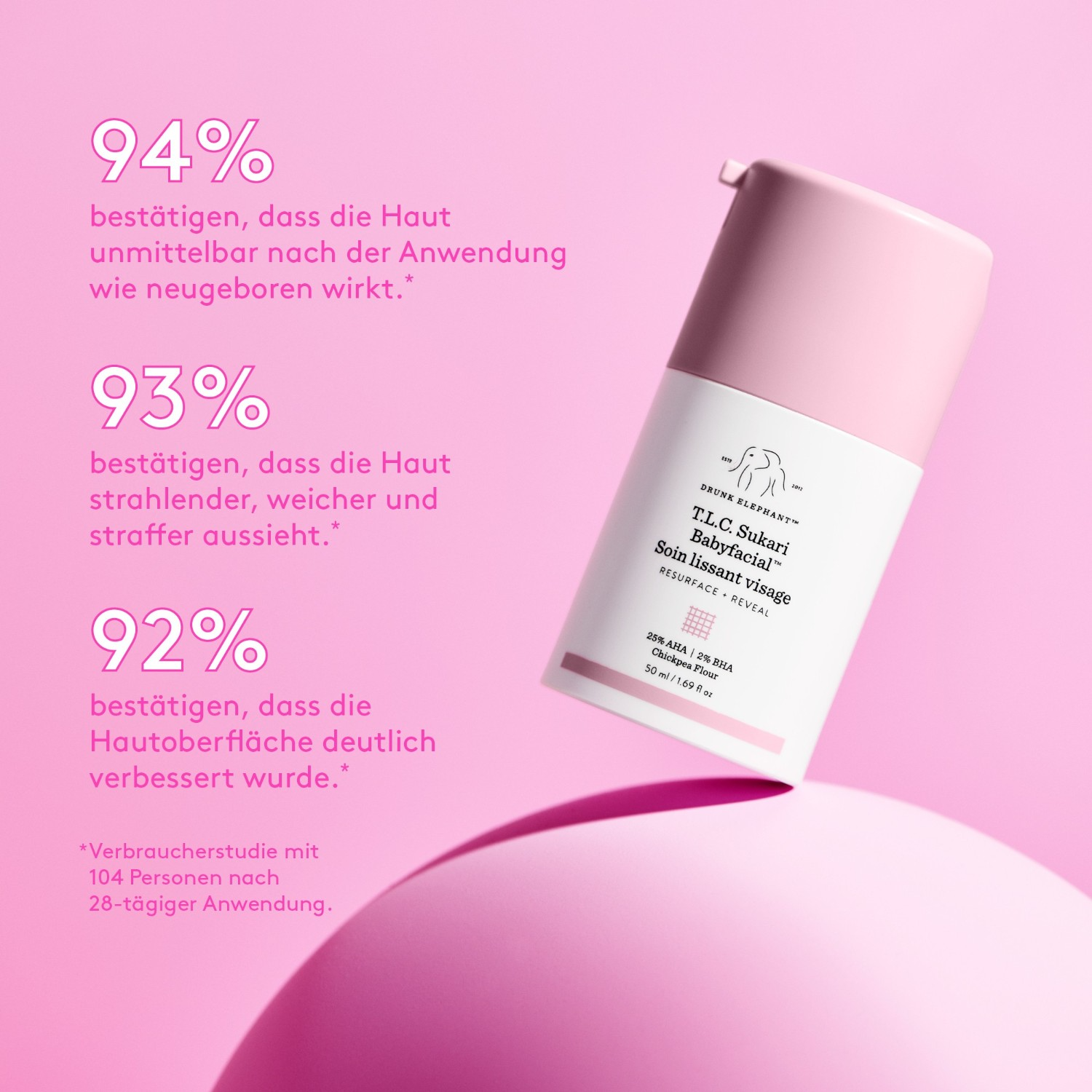 Drunk Elephant T.L.C. Sukari Babyfacial Glow Mask
