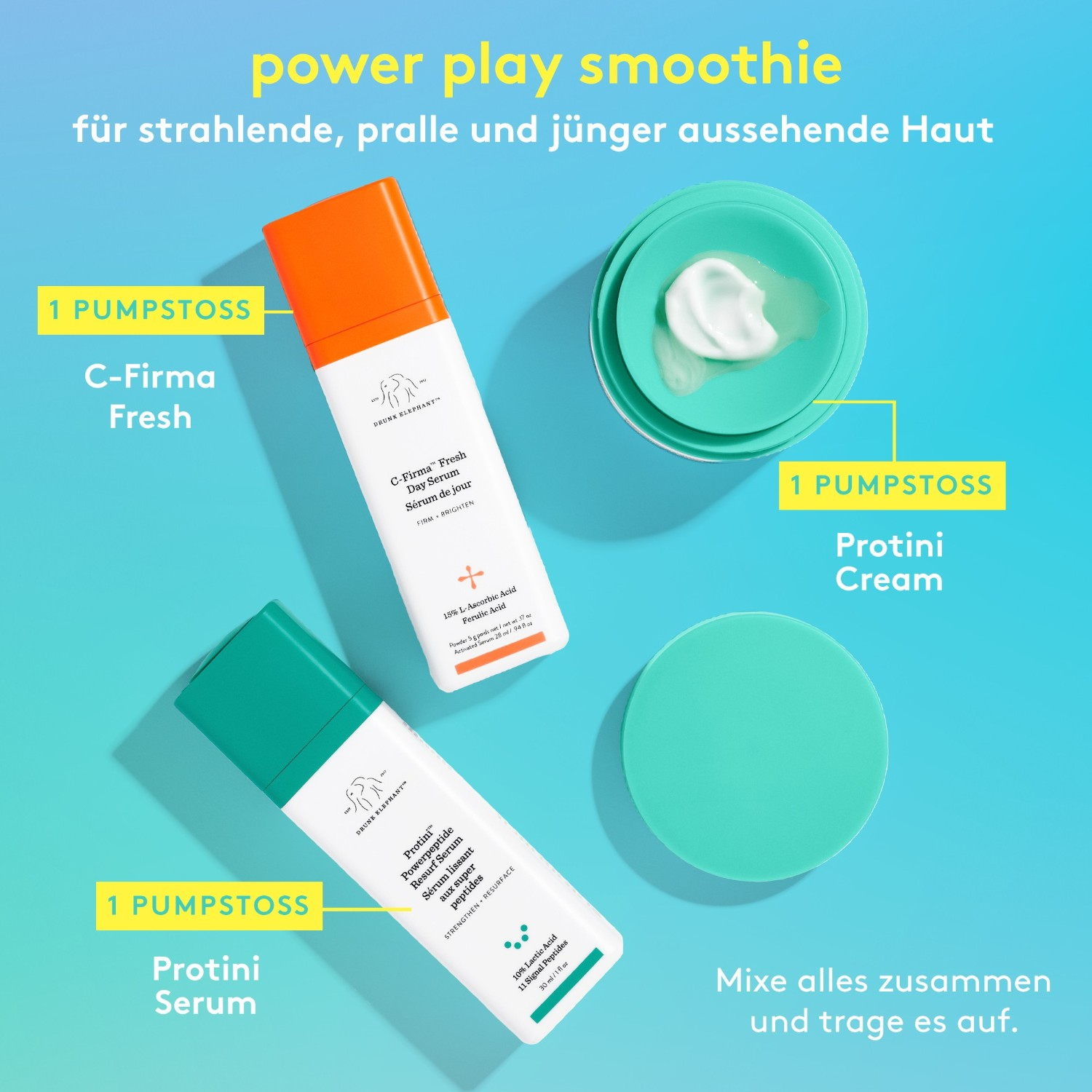 Drunk Elephant Protein Power Peptide Resurf Serum Moisturizing Serum