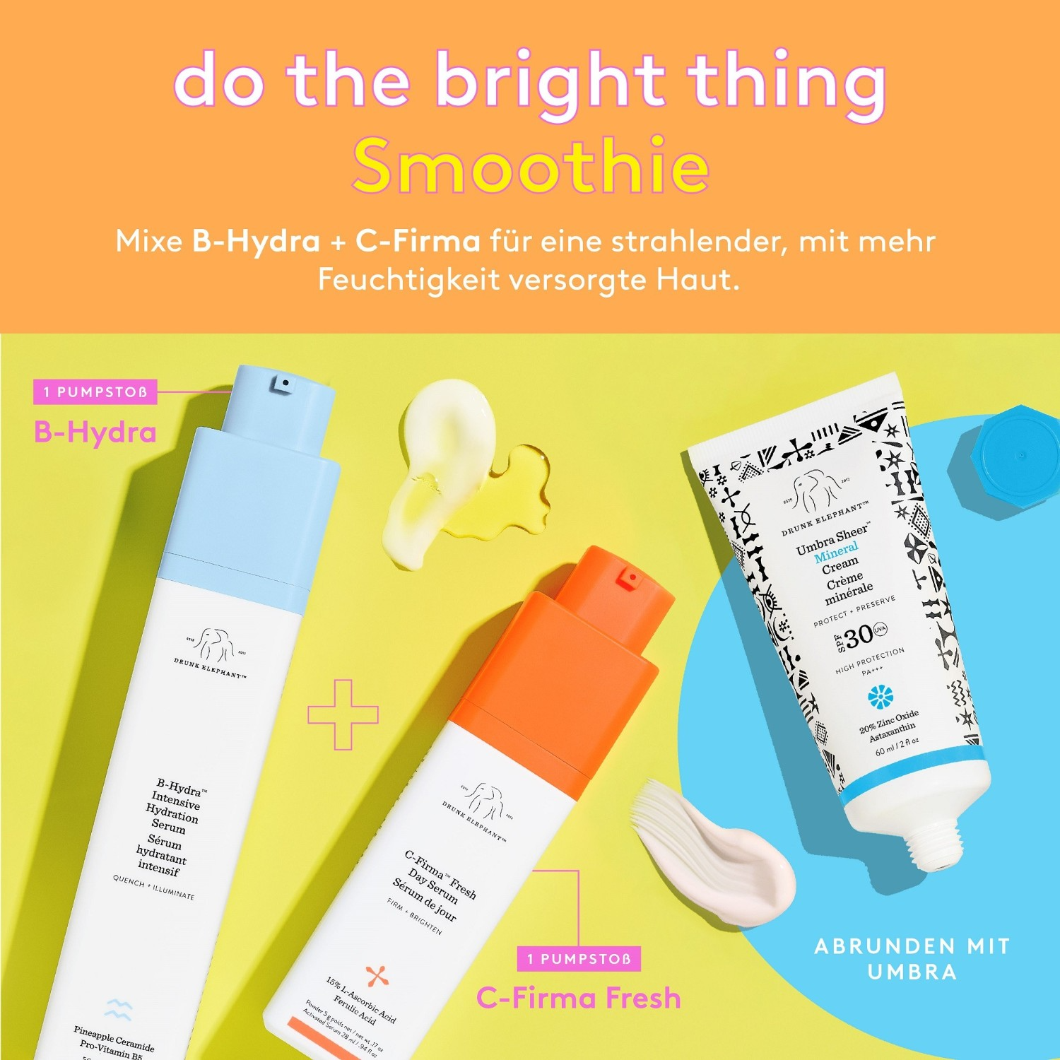 Drunk Elephant Umbra Tinte™ Mineral Cream SPF 30/PA+++ Sunscreen