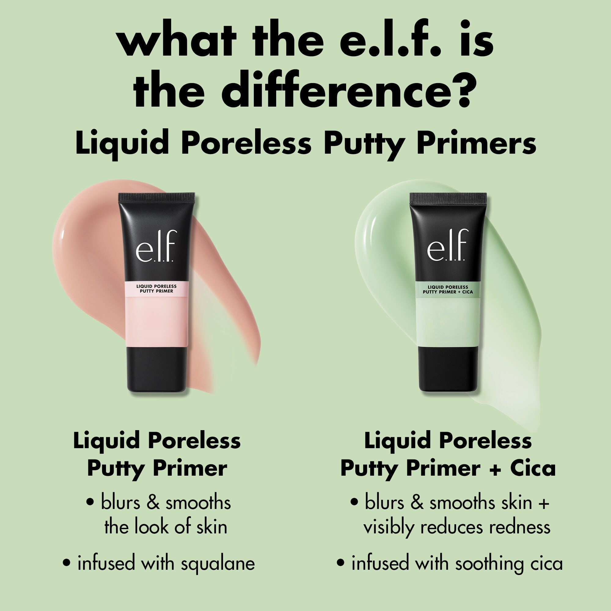 e.l.f Liquid Poreless Putty Primer + Cica