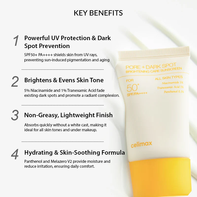celimax Pore+ Dark Spot Brightening Care Sunscreen