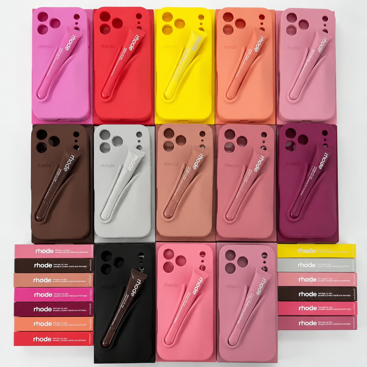 Neues Handyhüllen Set (Handyhülle + Lip Gloss + Geschenkbox)