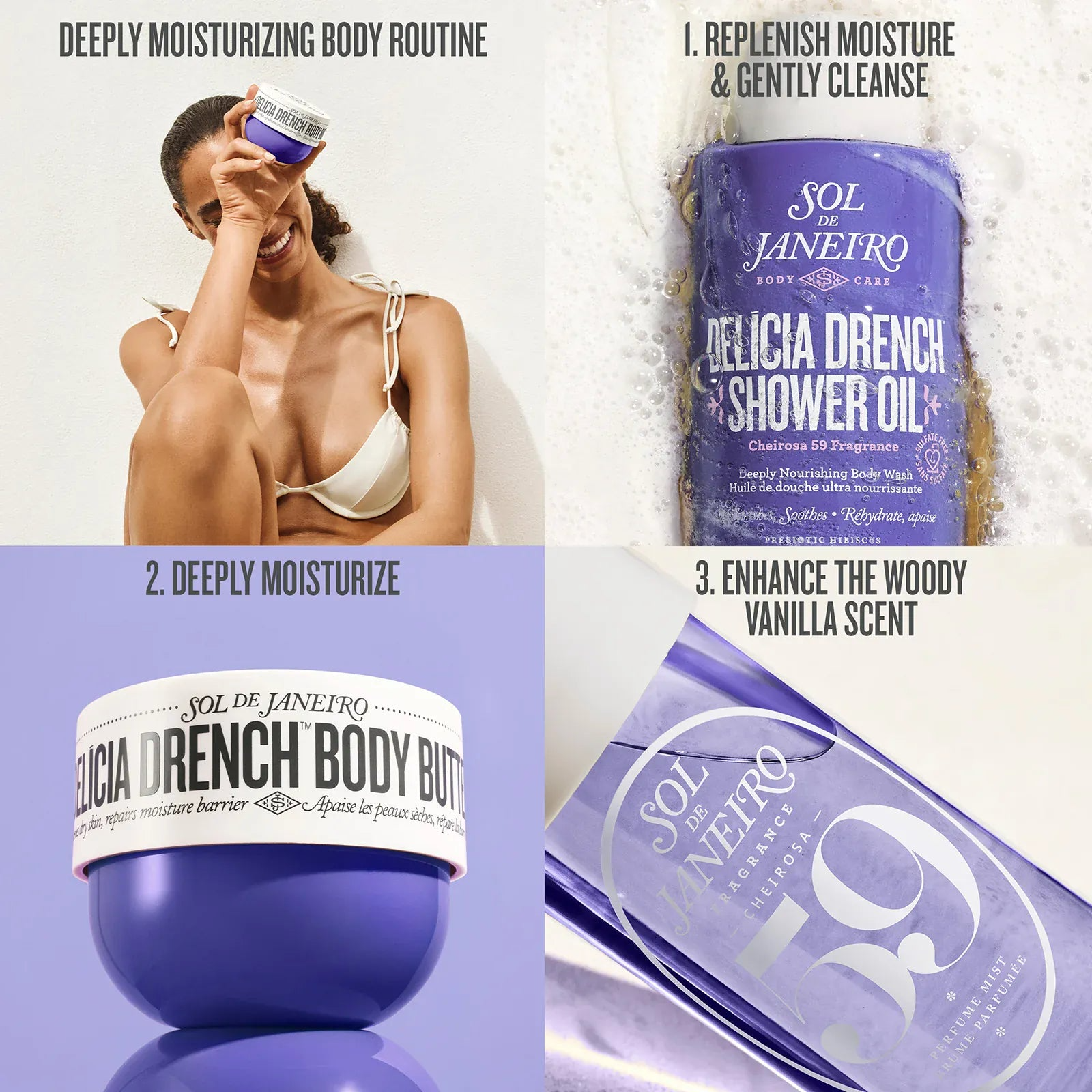 Sol de Janeiro Delícia Drench Body Cream 240ml