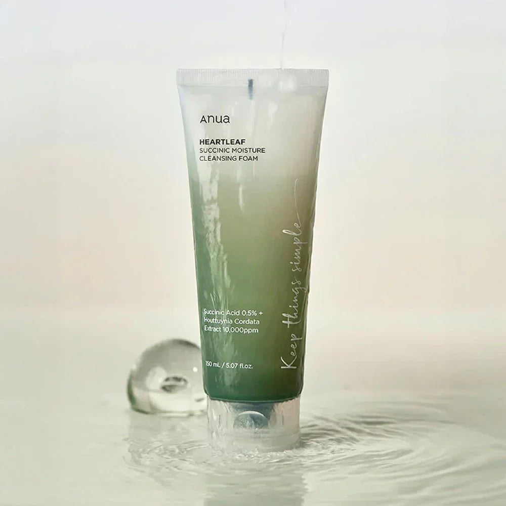 Anua Heartleaf Succinic Moisture Cleansing Foam