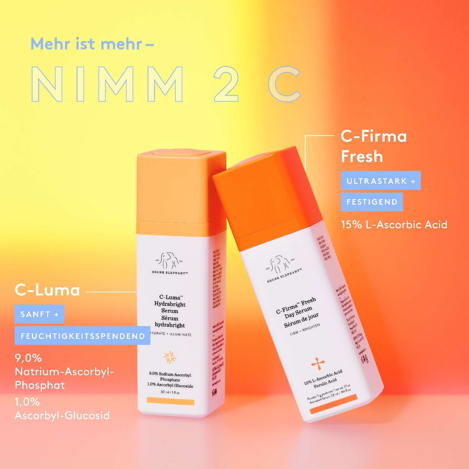 Drunk Elephant C-LUMA Hydrabright Serum Vitamin C Serum