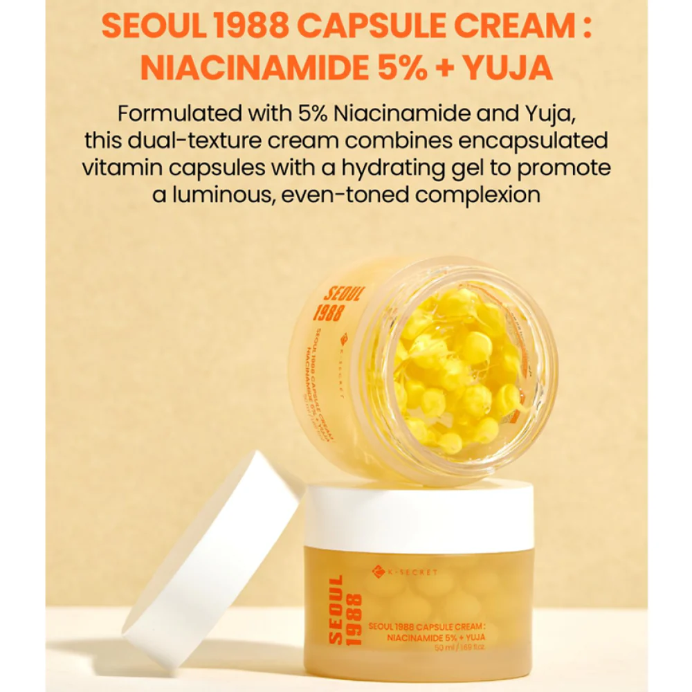 KSECRET SEOUL 1988 Capsule Cream: Niacinamide 5% + Yuja