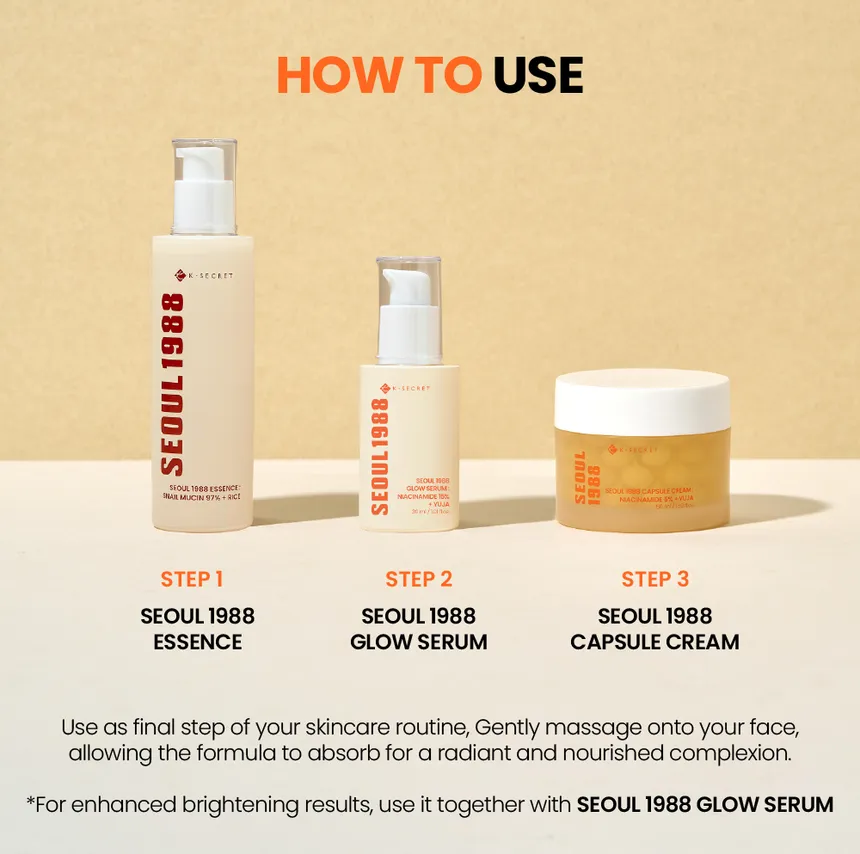KSECRET SEOUL 1988 Capsule Cream: Niacinamide 5% + Yuja