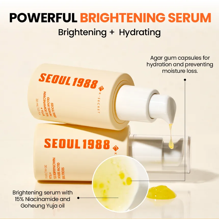 KSECRET SEOUL 1988 Glow Serum: Niacinamide 15% + Yuja