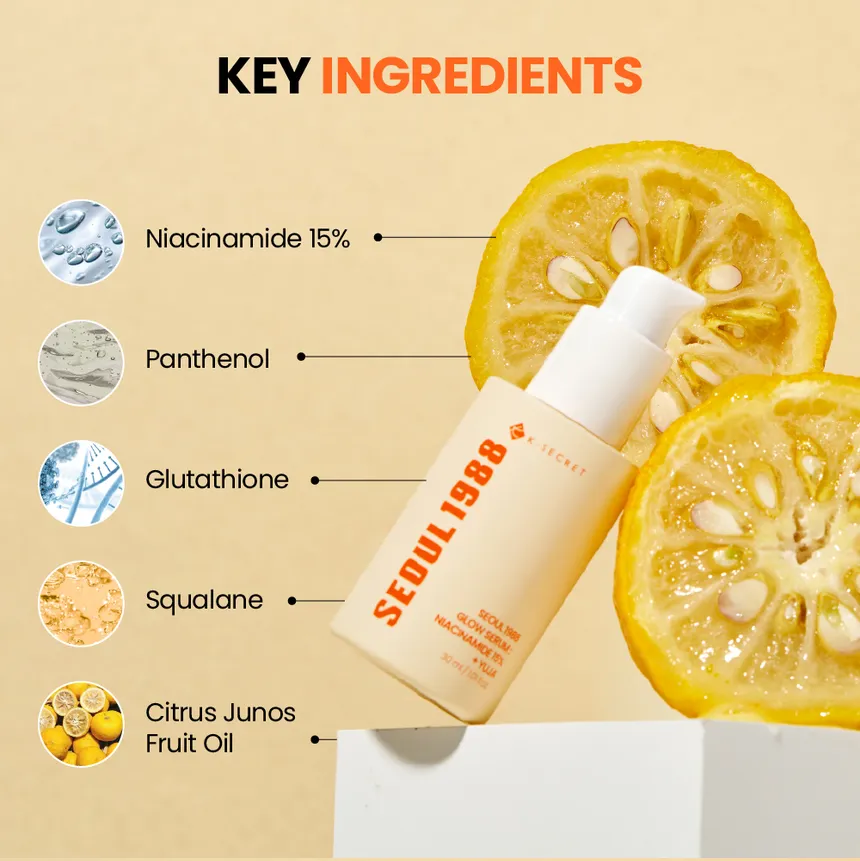 KSECRET SEOUL 1988 Glow Serum: Niacinamide 15% + Yuja
