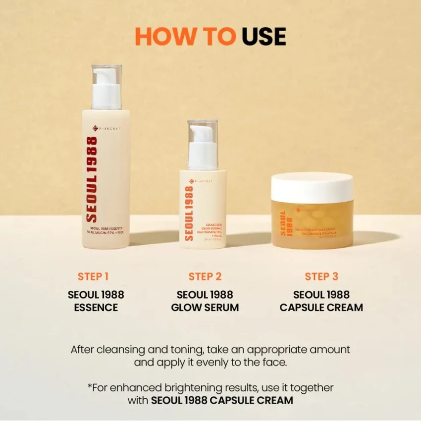 KSECRET SEOUL 1988 Glow Serum: Niacinamide 15% + Yuja
