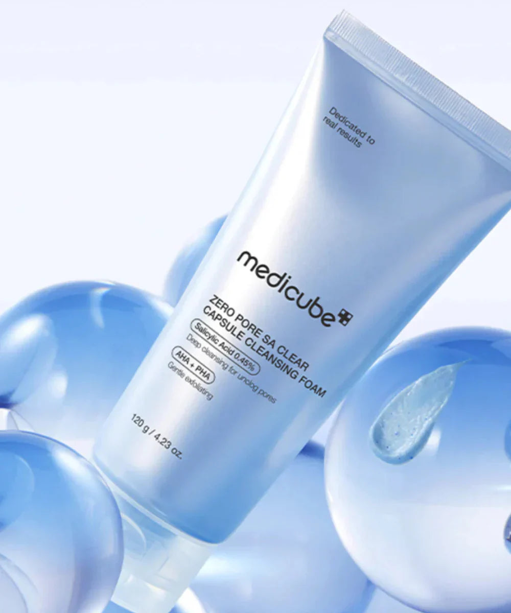 medicube Zero Pore SA Clear Capsule Cleansing Foam
